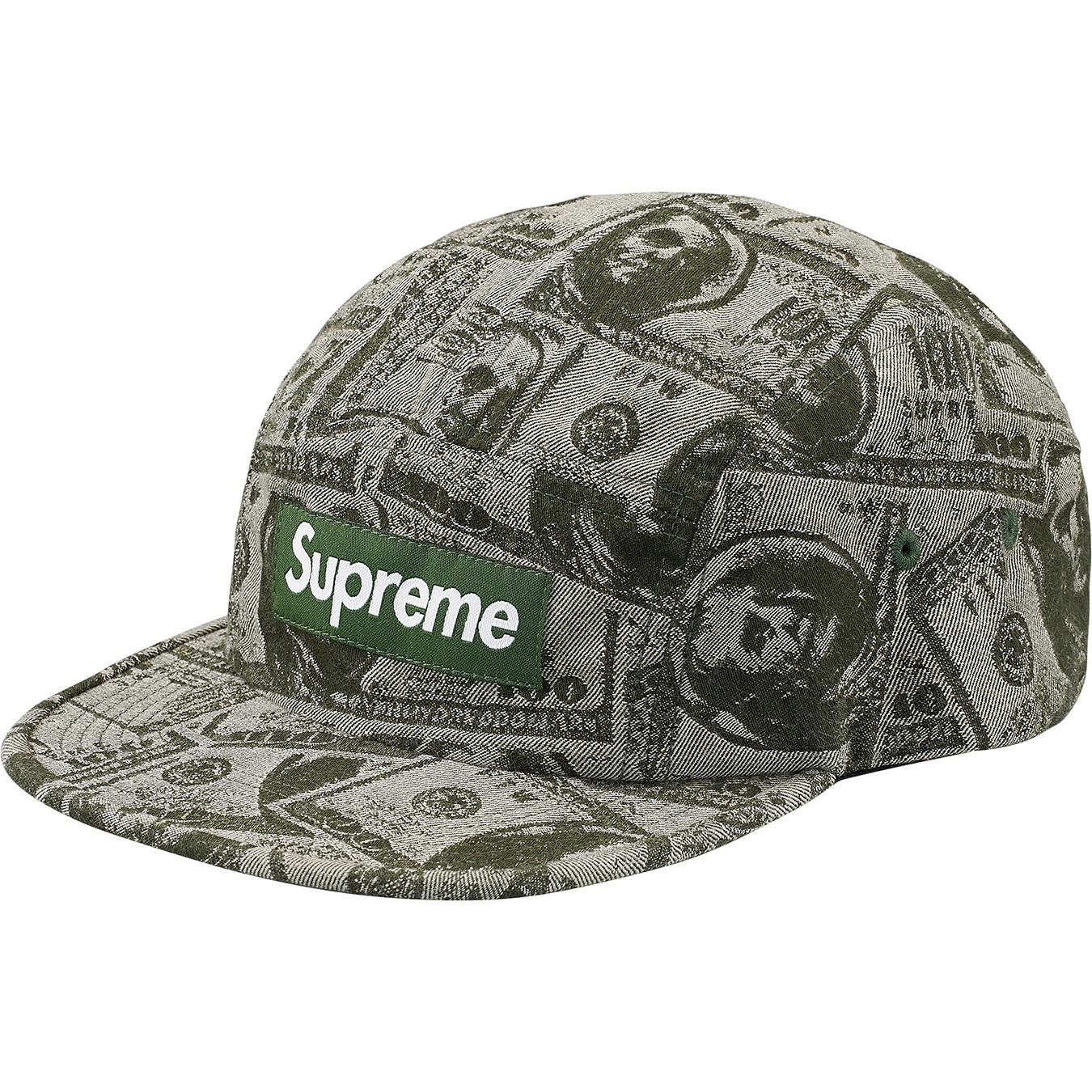 100 Dollar Bill Camp Cap view 4